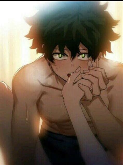 It's when he has a real dinner with you for the first time he gets suspicious. . Deku x reader simp